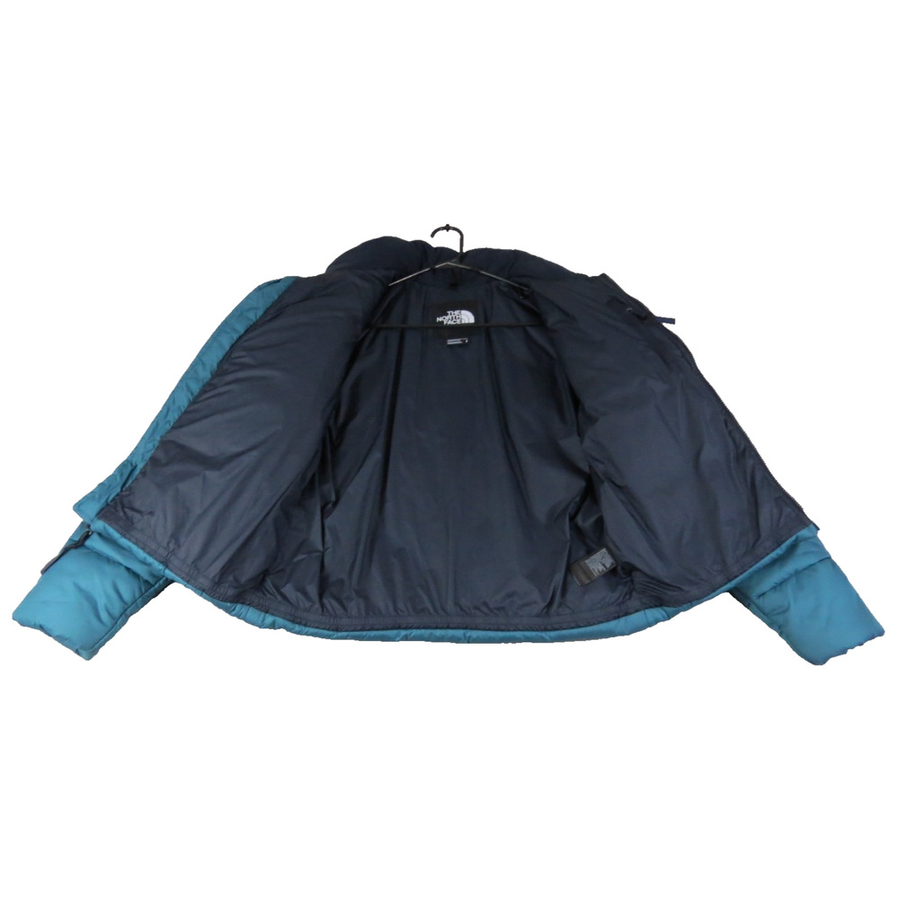 The North Face Womens Saikuru Puffer Jacket S Blue Black Full Zip Insulated Coat - Picture 5 of 13